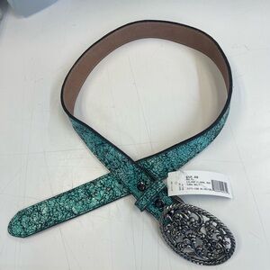 Turquoise and Silver Women's Belt